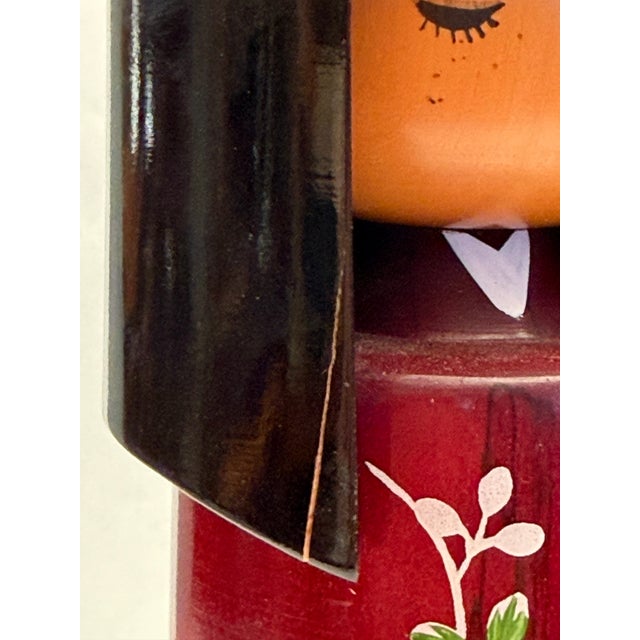 Vintage Wooden Sosaku Kokeshi Doll by Seifu Gono For Sale - Image 10 of 11