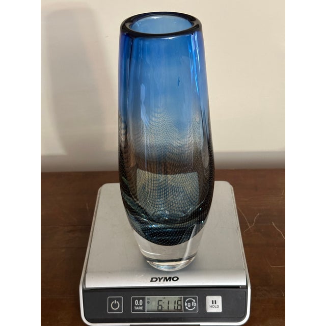 Orrefors Kraka No. 322 Vase by Sven Palmqvist, 1950s Swedish Art Glass For Sale In Boston - Image 6 of 12