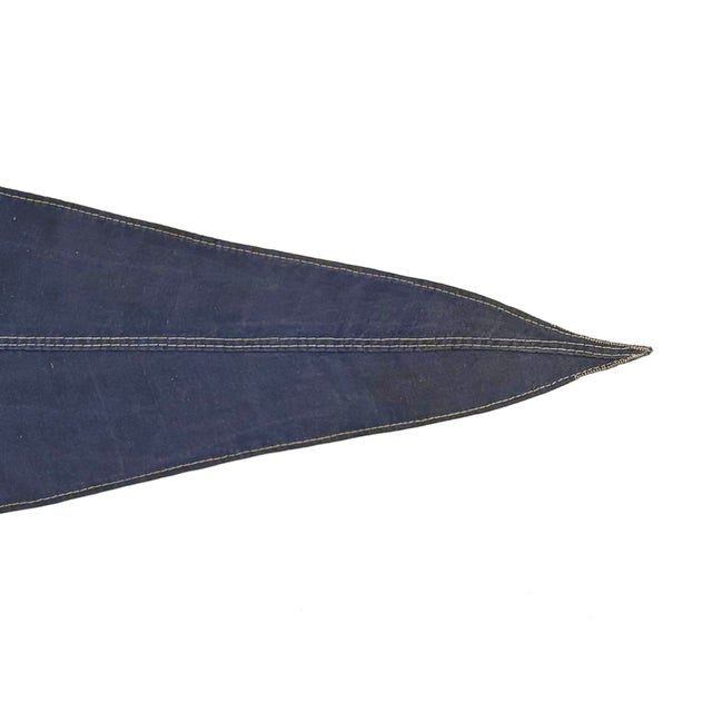 Rustic Vintage Cotton Nautical Yacht Club Signal Flag For Sale - Image 3 of 4