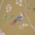 English Sample - Boråstapeter Paradise Birds Fabric In Gold For Sale - Image 3 of 5