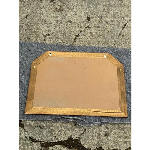 Vintage Oak Mirror, 1970s For Sale - Image 10 of 11