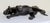 Vintage Mid-Century Black Leather Panther Sculpture – Handcrafted British Safari Animal Figurine For Sale - Image 14 of 14