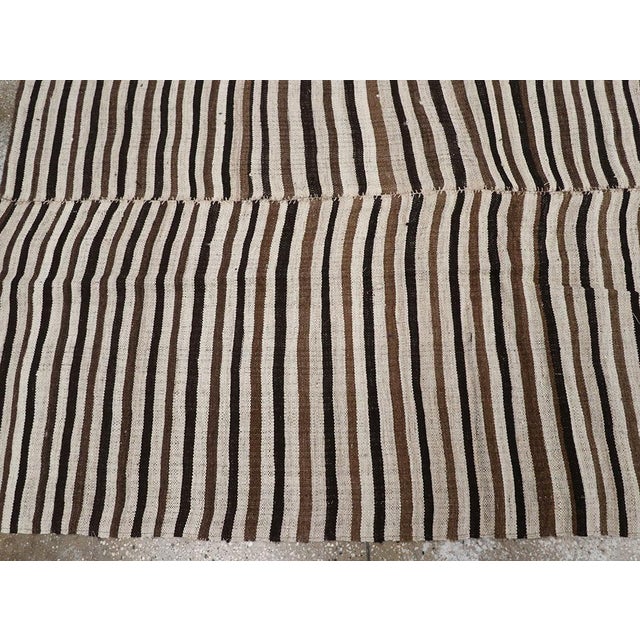 Mid 20th Century Galerie Shabab Collection Mid-20th Century Persian Flatweave Kilim Gallery Carpet For Sale - Image 5 of 8