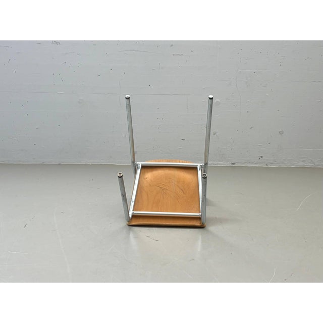 Swiss Bigla Stacking Chair in Beech For Sale - Image 15 of 17
