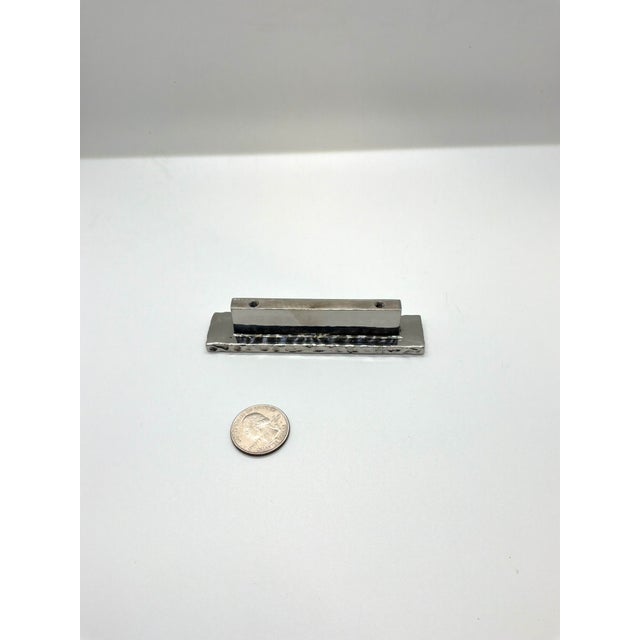 Modern Henredon Pull Nickel Finish For Sale - Image 3 of 3
