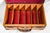 Stately Antique English Leather Ammunition Case 19th Century Wood Stand For Sale - Image 10 of 18