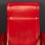 Red 20th Century Italian Red Leather Chair by Toussaint & Angeloni for Matteo Grassi, 1970 For Sale - Image 8 of 18