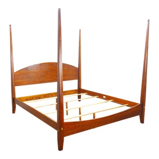 Erhan Allen King Cherry Poster Bed For Sale