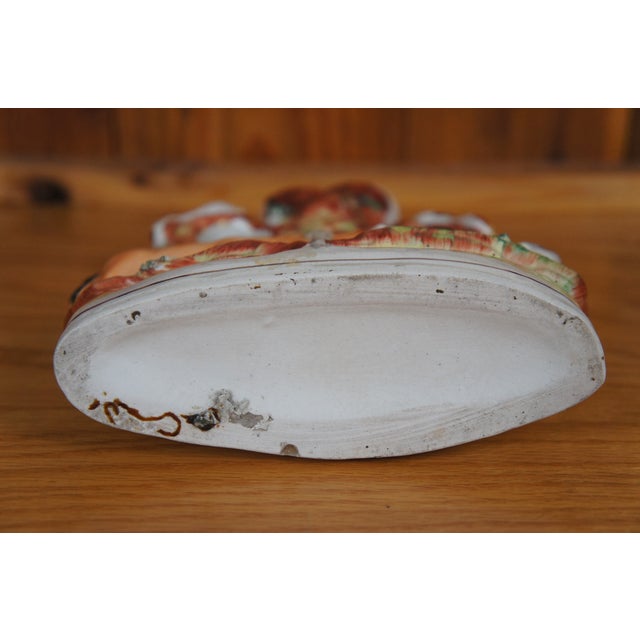 Antique Staffordshire Porcelain Good Companions Tree of Life Spill Vase For Sale - Image 12 of 12