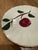 Vintage Blue Ridge Southern Potteries Hand-Painted "Crab Apple" Bread & Butter Plate - Brown Rim Variant For Sale - Image 4 of 6