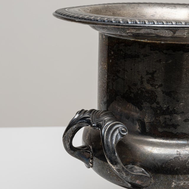 Silver 20th Century French Silver Plated Champagne Bucket For Sale - Image 8 of 18