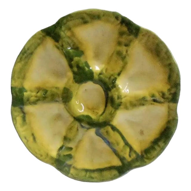 French Oyster Plates, S/8 For Sale