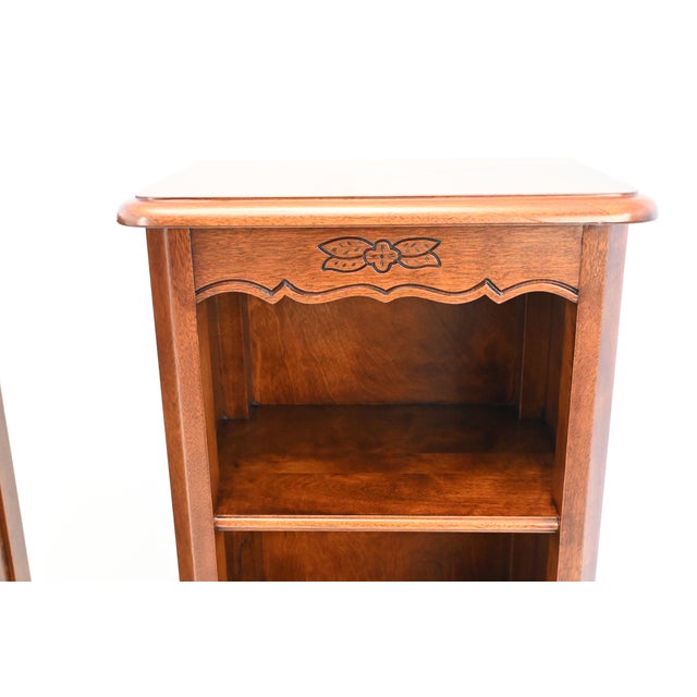 Stickley Brothers “Quaint” Cherry Bookcases, Grand Rapids, Circa 1920s, a Pair | Newly Refinished For Sale - Image 9 of 17