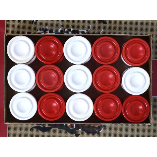 Traditional Needlepoint Hand Painted Fox Hunt Scene Backgammon Board For Sale - Image 3 of 7