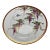 Early 20th Century Late Meiji Japanese Hand-Painted Wisteria & Swallow Gilt Cabinet Plate For Sale