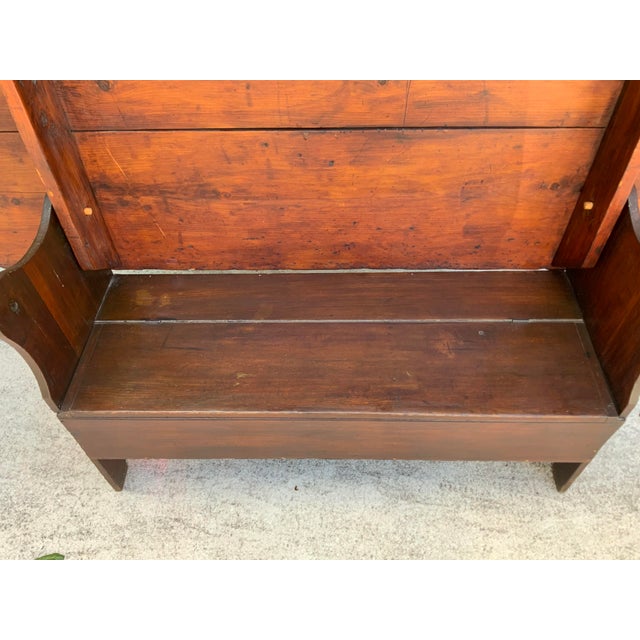 Auburn 19th Century Pine Hutch Table For Sale - Image 8 of 15
