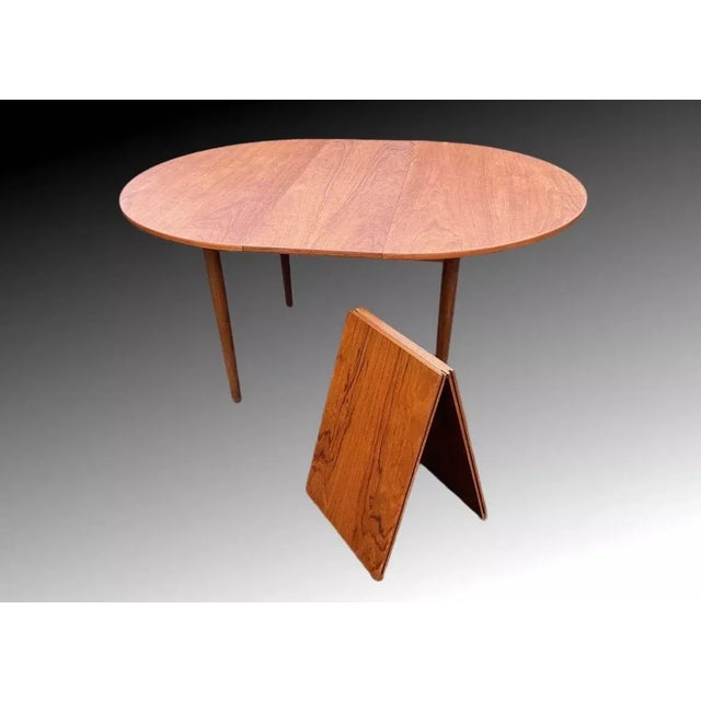 Danish Extendable Dining Table by W. J. Clausen for Brande Mobelfabrik For Sale - Image 16 of 18
