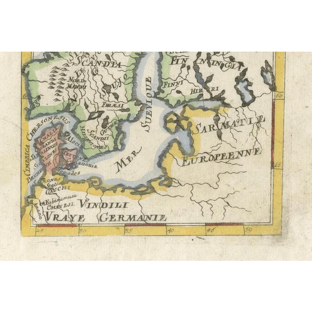 Antique Map of Scandinavia, Ancient Germania, Mallets Description of the Universe, 1683 For Sale - Image 6 of 9
