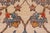 Shabby Chic Ziegler Beige/Red Wool Runner Rug- 2'0'' X 5'1'' For Sale - Image 4 of 10