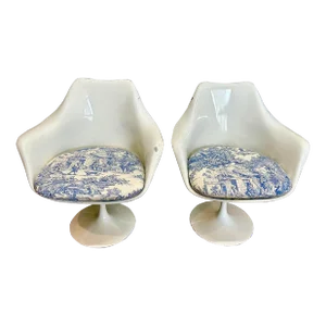 Mid-Century Saarinen Style Chairs- a Pair