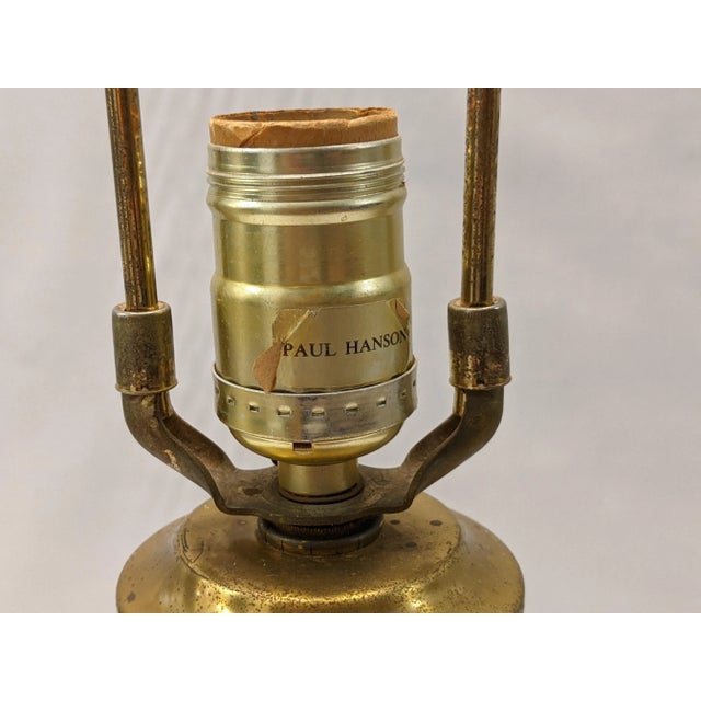 Paul Hanson Opaline Table Lamp For Sale - Image 10 of 11