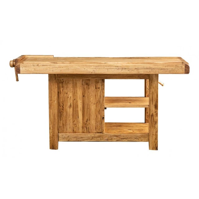 Carpenter's Table This workbench is entirely handcrafted from solid lime wood. Thanks to the expert and meticulous...