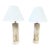 Mid Century Palm Beach Faux Bamboo Table Lamps, a Pair For Sale