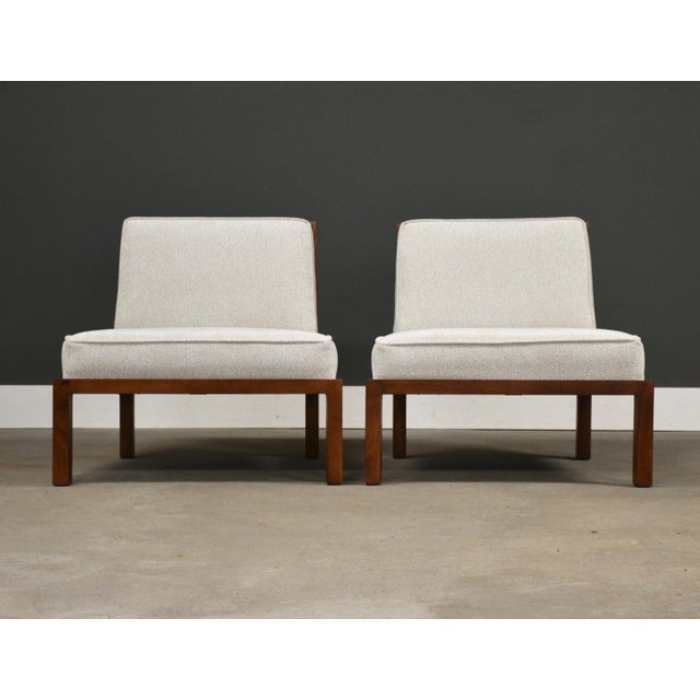 1970s 1970s Michael Taylor for Baker Slipper Lounge Chairs - A Pair For Sale - Image 5 of 9