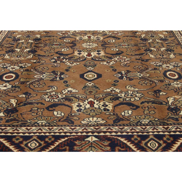 Brown Vintage Persian Mahal Rug - 06'08 x 10'02 For Sale - Image 8 of 8