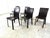 Brown Leather Dining Chairs, 1980s, Set of 6 For Sale - Image 3 of 10
