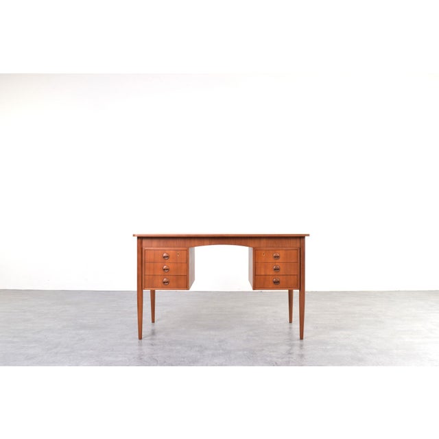 Mid-Century Modern Danish Teak Desk, 1960s For Sale - Image 18 of 18