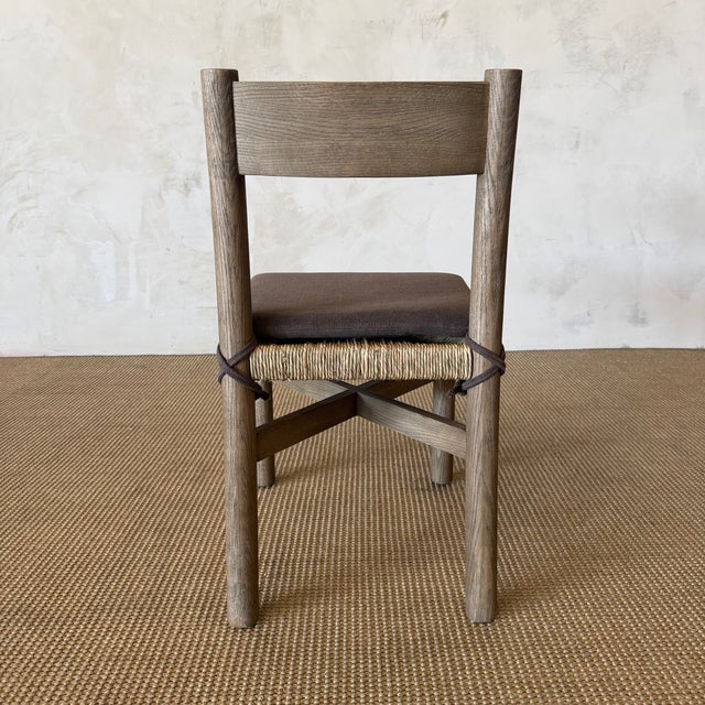 Ellie Montana Brown Dining Chair - Cafe Noir Seat Cushion For Sale - Image 4 of 6