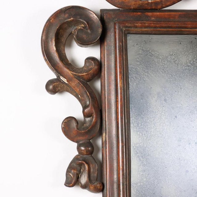 20th Century Poplar Mirror, Italy For Sale - Image 4 of 11