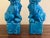 Ceramic 1960s Japanese Turquoise Glazed Porcelain Foo Dog Guardian Lions, Pair For Sale - Image 7 of 12