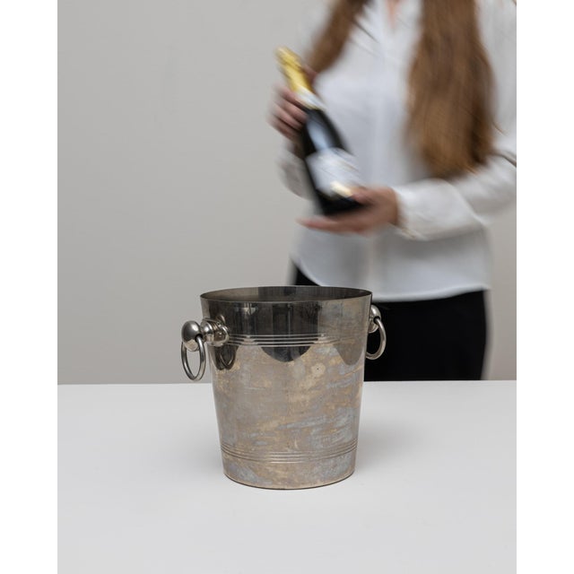 20th Century French Silver Plated Champagne Bucket For Sale - Image 4 of 18