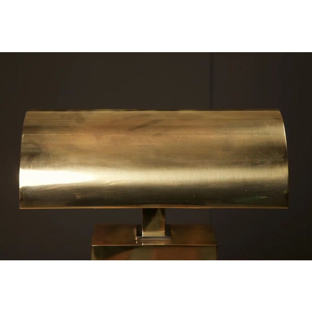 Karl Spinger 'Sculpture' Brass Table Lamp, C 1980, Signed For Sale - Image 15 of 18