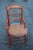 Early 20th Century Vintage French Country Brown Cane Side Chair For Sale - Image 4 of 7