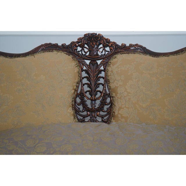 EJ Victor Ej Victor Carol Bolton Victorian Style Sofa For Sale - Image 4 of 18