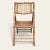 AERIN Vintage Coastal Burnt Bamboo Folding Chairs- A Pair For Sale - Image 4 of 13