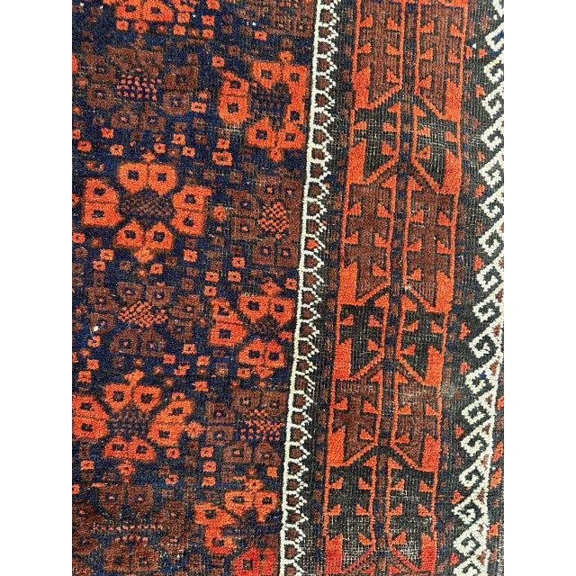 Antique Turkmen Baluch Rug, 1890s For Sale - Image 12 of 18