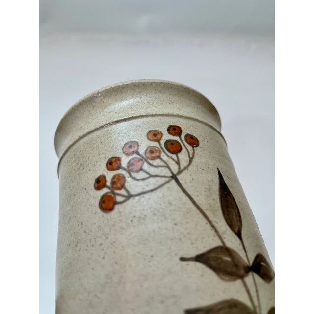 Vintage Flower Vase by Kähler Pottery For Sale - Image 9 of 10