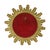 Vintage Gilt Sunburst Mirror, 1960s For Sale - Image 11 of 14