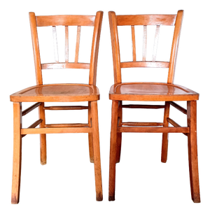 Bistro Chairs from Luterma, 1950s, Set of 2