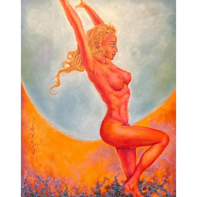 José Gerson, Eve's Escape, Oil on Canvas, 2005 For Sale - Image 11 of 11