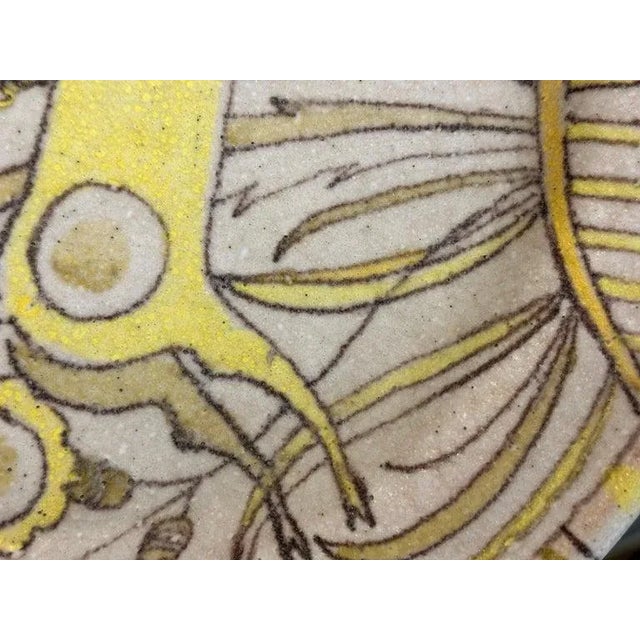 1950s Large Guido Gambone Charger For Sale In Palm Springs - Image 6 of 13