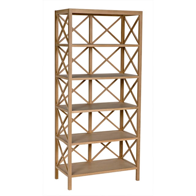The Nikolai Bookcase in White Oak is a stunning and versatile piece. This bookcase features a timeless design and is...