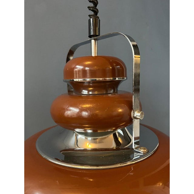 Vintage Space Age Pendant Lamp by Anvia, 1970s For Sale - Image 10 of 11