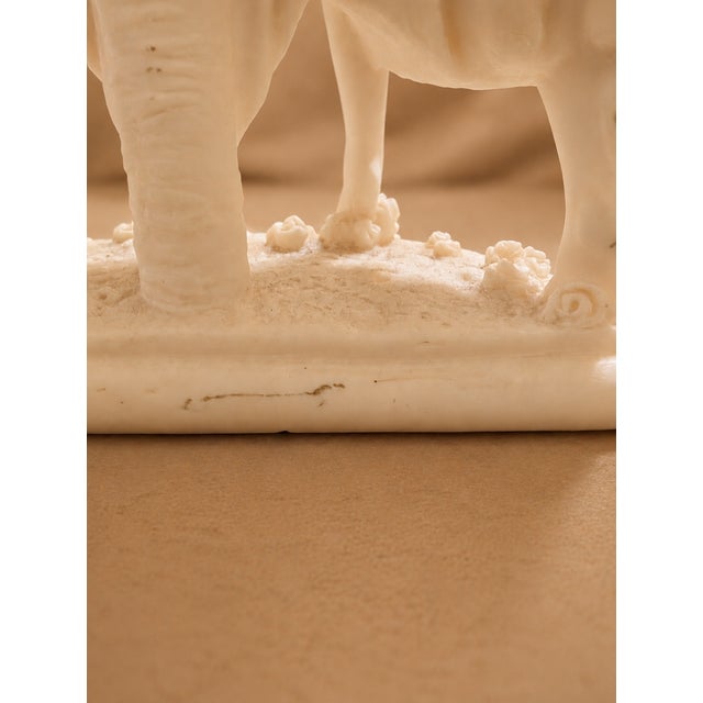 Vintage Italian Three Graces Alabaster Resin Sculpture by Alfonso Lucchesi for f.a.r.o. Italy For Sale - Image 9 of 9