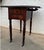 Wood Victorian Wood Drop-Leaf Side Table with Turned Legs, 19th Century For Sale - Image 7 of 8