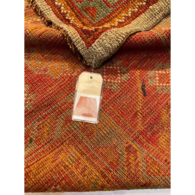 Turkish Antique Oushak Rug 18.4x13.6 For Sale - Image 3 of 5